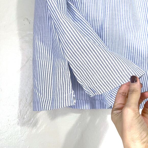 Djerf Avenue Blue and White Striped Tube Top - Picture 8 of 15